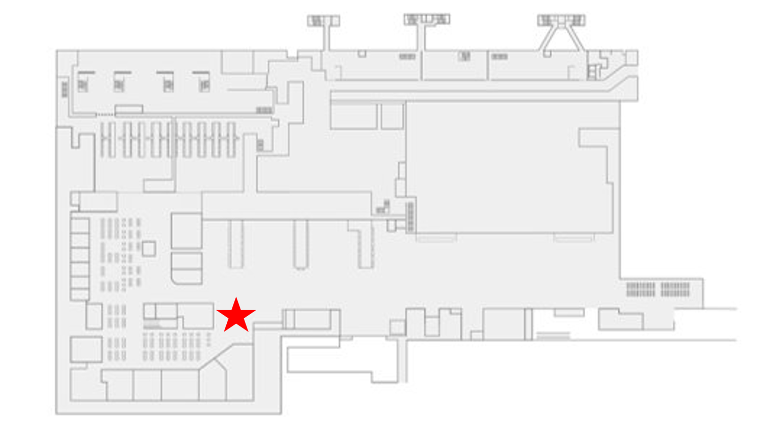 第3ターミナル2階（フードコート付近カプセルトイ前）の画像