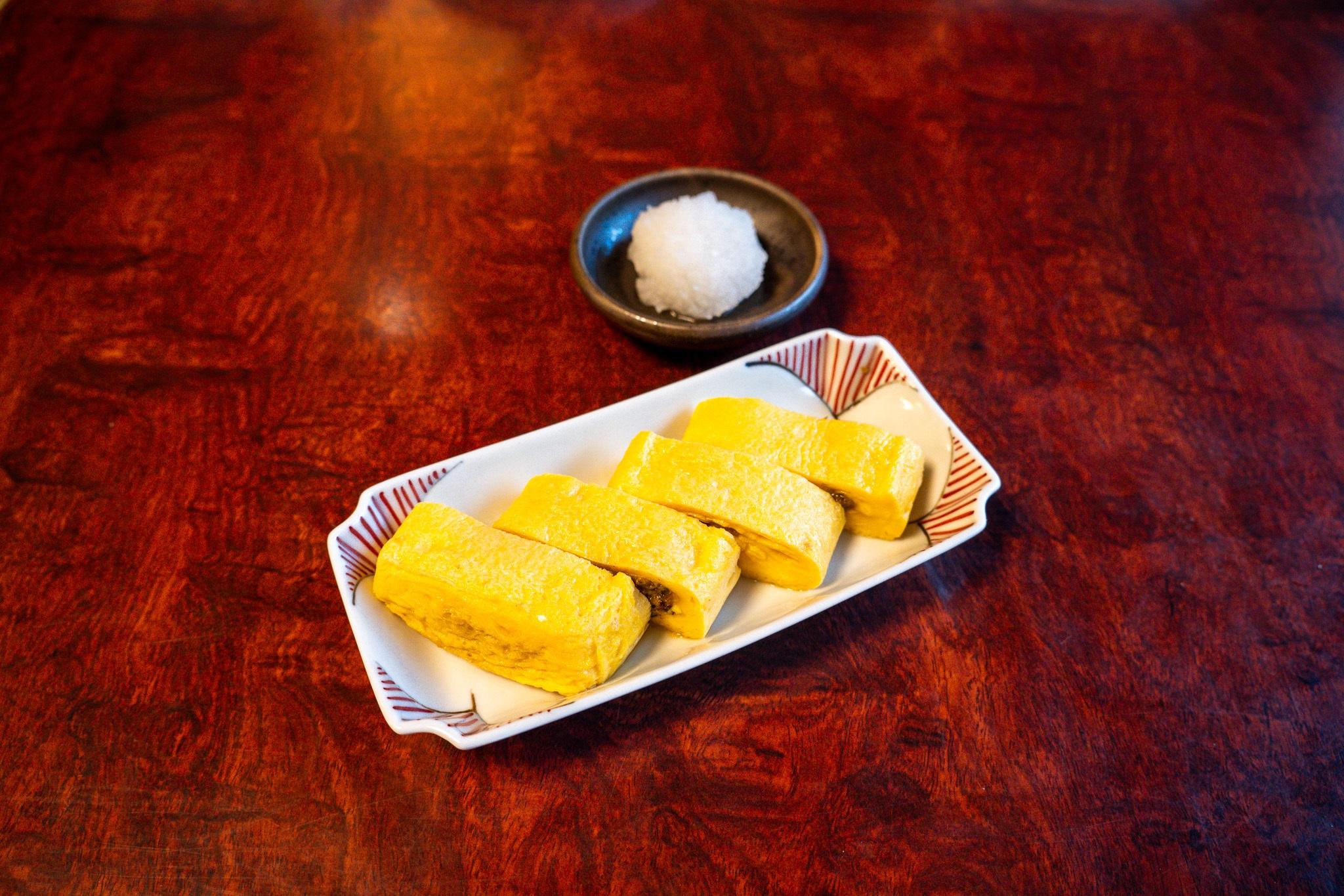 Image of Roasted Eel Wrapped in Omelette