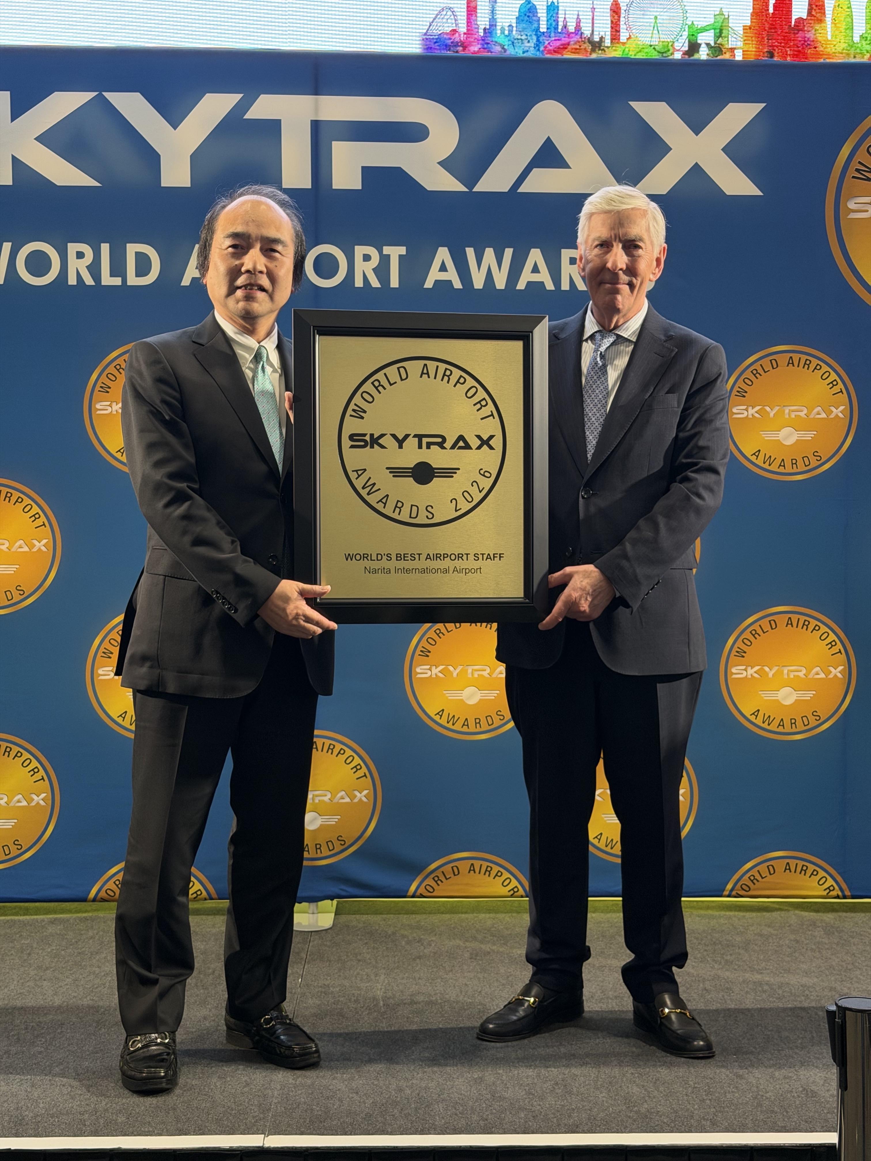 3月18日にロンドンで行われた表彰式の様子