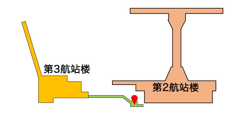 第三航站楼通道一楼指南图