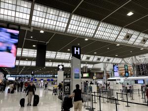 Photo of check-in counter