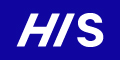 H.I.S.のロゴ写真