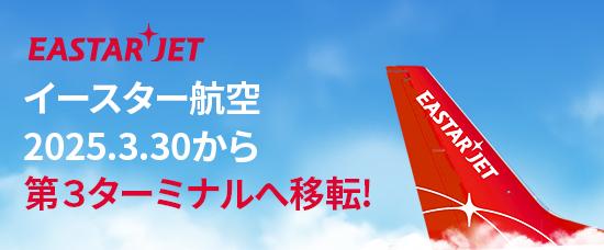 イースター航空ウェブサイトの写真