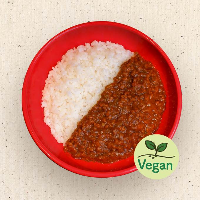 Photo of Soy meat kheema curry with rice