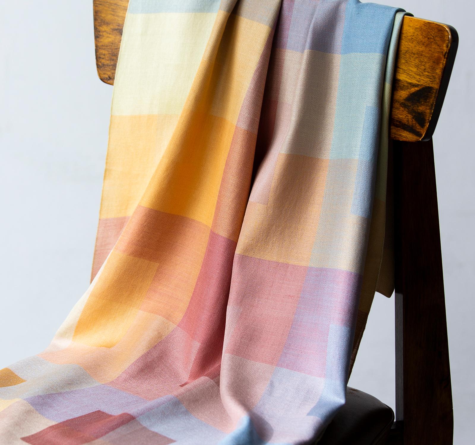 Photo of Block Check Silk Stole