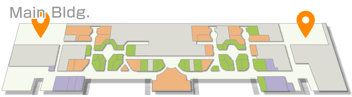 Map of the location of the 2nd Terminal Observation Deck