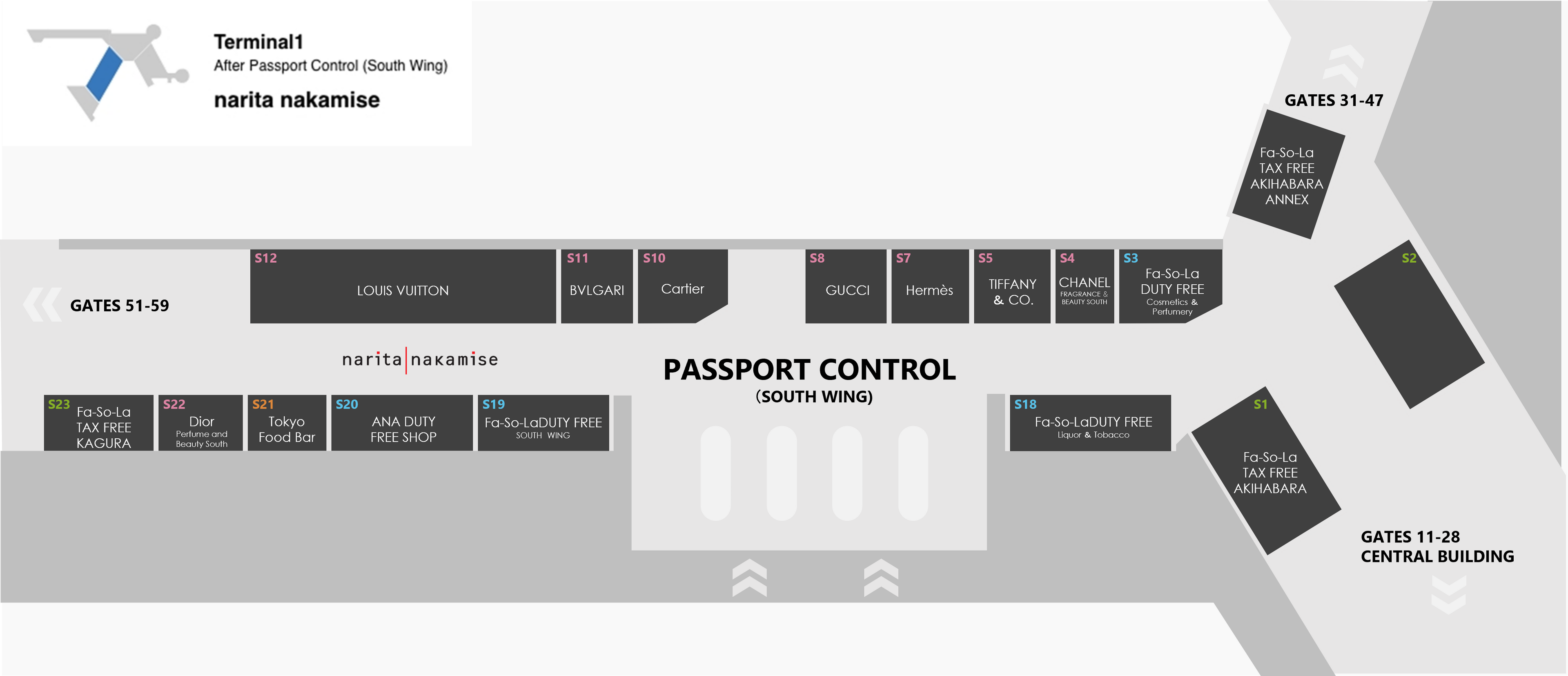 第1候機樓 北翼 NARITA NORTH STREET